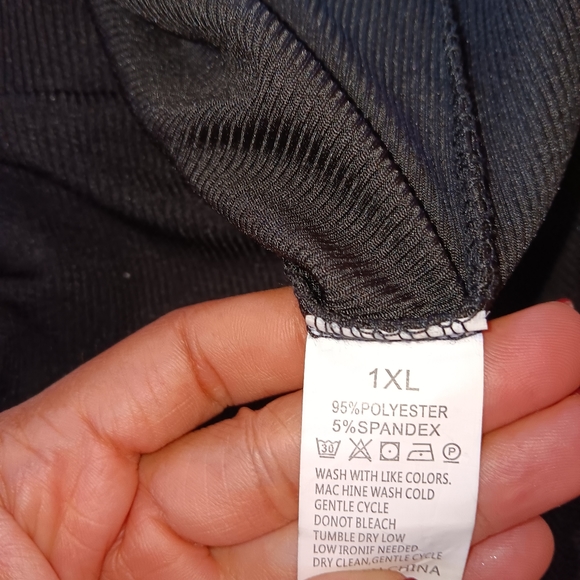 Plus Size Casual Solid Color Plus Size Pit Vest Jacket Pants Three-Piece Set - Picture 11 of 13